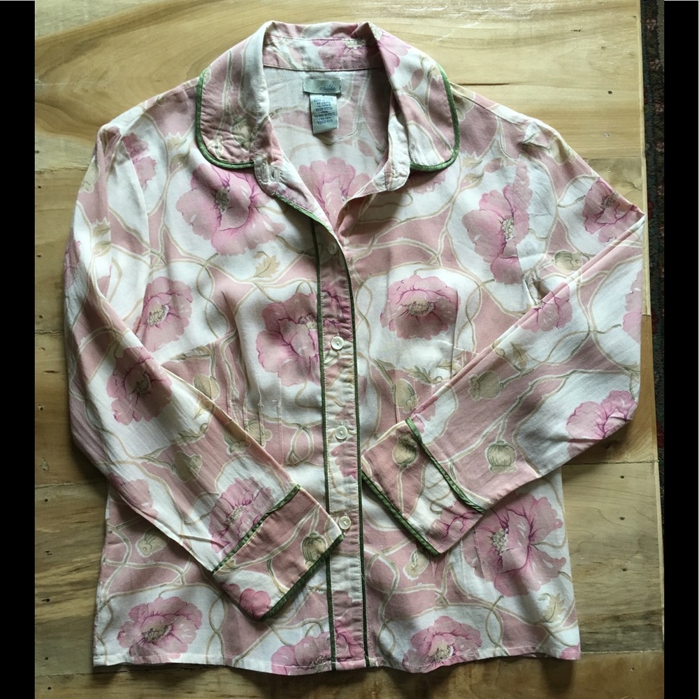 Anthropologie Vintage Flower Blouse